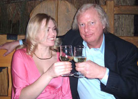 Joe travelled to Kiev with greate courage to see his future love companion.