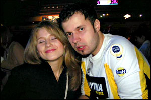 The happy couple