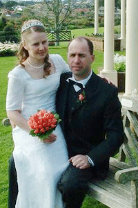 Kevin found Natalia on the site and after six months of correspondence they got married.
