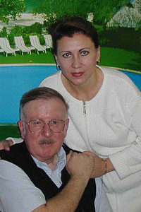 Now this is a happy couple   for already a year. Nadezhda studies, while Olga  tries to get used to the new place.