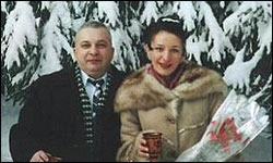 The couple in winter