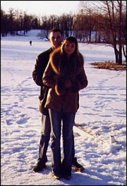 The couple in winter